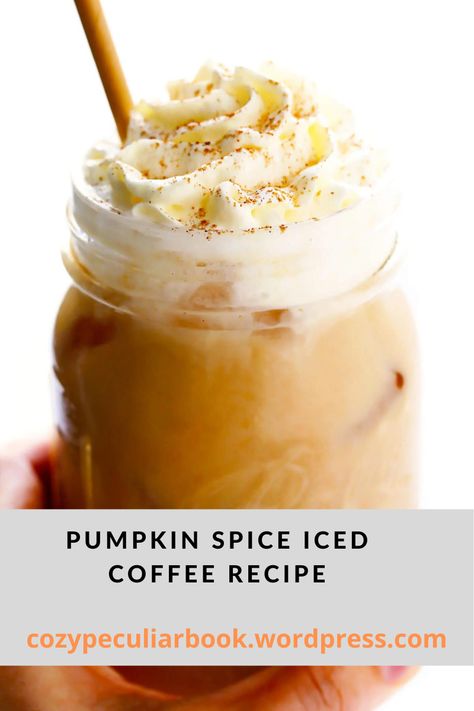 Pumpkin Spice Iced Coffee, Pumpkin Spice Coffee Recipe, Crazy Cocktails, Pumpkin Spice Drinks, Pumpkin Syrup, Iced Coffee Recipe, Coffee Recipes Starbucks, Iced Coffee Maker, Cold Coffee Recipes