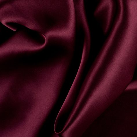 Maroon Aesthetic, Mood Designer Fabrics, Jewelry Logo Design, Royal Colors, Mood Fabrics, Sewing Material, Color Swatch, Silk Charmeuse, Maroon Color