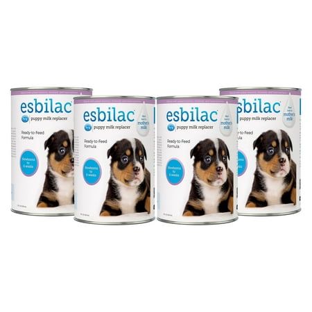 PetAg Esbilac Puppy Dog Milk Replacer Liquid nourishes newborn puppies from birth through puppyhood with a nutritionally balanced and highly palatable formula. It provides a complete food source for puppies that have been orphaned or rejected as well as supplemental feeding for nursing puppies. This liquid milk replacer gives puppies the milk proteins they need along with vitamins, minerals, and amino acids to help their bodies grow and develop properly. Every purchase comes with four 11 fluid o Puppies Newborn, Puppy Formula, Newborn Puppies, Dog Milk, Mother Milk, Puppy Food, Milk Protein, Dog Food, Funny Images