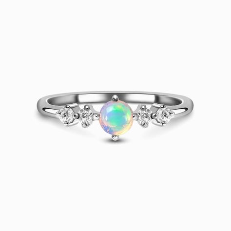 Opal Ring - Loveliness – Moon Magic Confident Vibes, Moon Stone Ring, Magic Rainbow, Gemstone Stacking Ring, Moonstone Stone, Moon Magic, Topaz Stone, Pretty Rings, Opal Ring