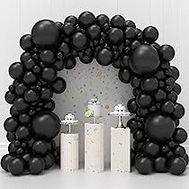 New Year's Party Decorations, Nautical Party Decorations, Balloon Chain, Yellow Balloons, Birthday Photo Props, Balloon Stands, Pastel Balloons, Nautical Party, Black Balloons