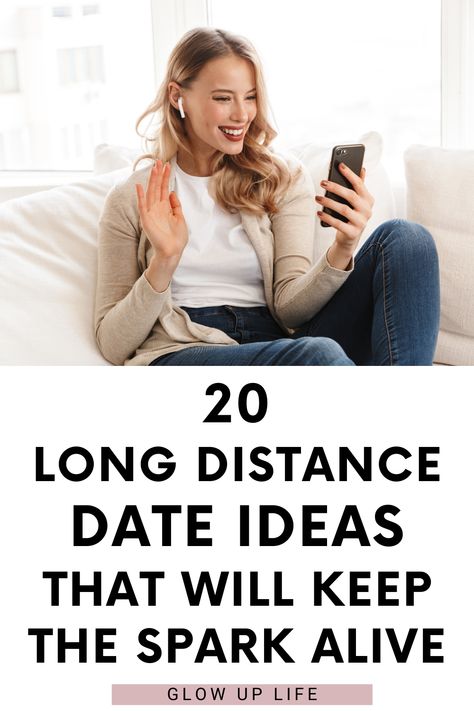 20 Long Distance Relationship Date Ideas To Keep The Spark Alive💓#LoveStory #RomanticEncounters #HeartfeltConnections #DateNightIdeas #SoulmateSearch #FlirtyFridays #CandlelitDinners #StarryEyedMoments #LoveQuotes #DreamyDates #WhisperedPromises #AmourAdventures Long Distant Date Ideas, Facetime Dates Long Distance, Long Distance Relationship Ideas To Do, Facetime Date Ideas Long Distance, Facetime Date Ideas, Long Distance Relationship Goals, Long Distance Relationship Ideas, Facetime Dates, Relationship Wishes