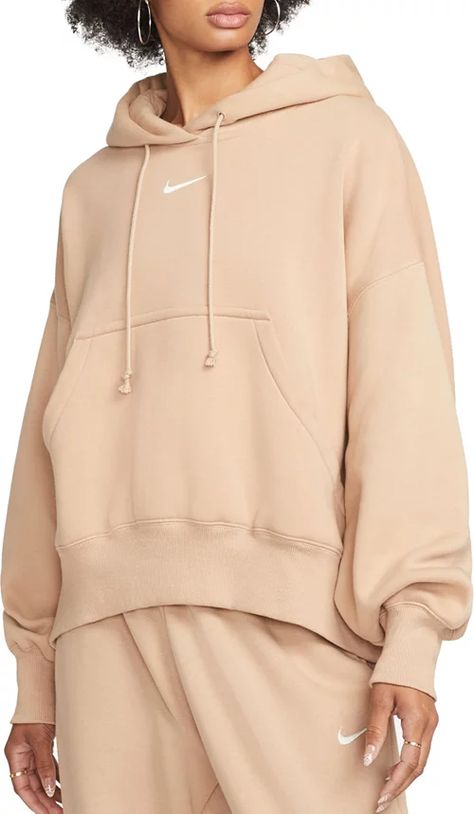 Spring Athleisure, Athleisure Winter, Sporty Hoodie, Tops Nike, Outfit Styles, Athletic Sweatshirts, Nike Fleece, Athleisure Fashion, Oversized Pullover