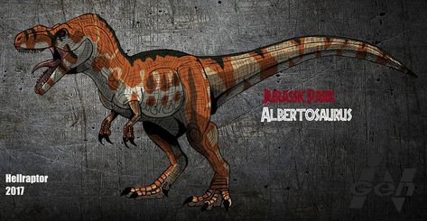 Jurassic Park: Albertosaurus by HellraptorStudios Hellraptor Studios, Jurassic Park Book, Jurassic Park Novel, Jurassic World Raptors, Jurassic World Wallpaper, Jurassic Park 1993, Jurassic Park Movie, Dinosaur Images, Jurassic World Fallen Kingdom