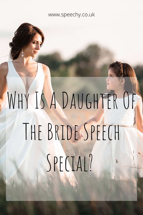 Daughter of the bride speeches are super special. It's your opportunity to show how much you appreciate her. This article will inspire you on how you can be involved in her big day. Daughter Speech To Mom At Wedding, Daughter Of The Bride Speech, Bride Speech Examples, Daughter Of The Bride, Bride Wedding Speech, Mother Daughter Wedding, Bride Speech, Mums Wedding, Groom's Speech