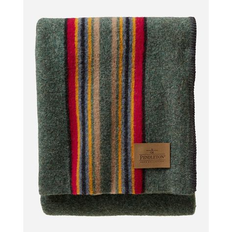 Made-in-America wool camp throw that's one of our most popular. Camp  blankets were originally used by shepherds to brave the elements of the  Pacific Northwest—right where our rugged wool versions are still woven  today. Park Blanket, Pendleton Blanket, Decorative Throws Blanket, Wool Throw Blanket, Pendleton Woolen Mills, Twin Blanket, Camping Blanket, Pendleton Wool, Wool Throw