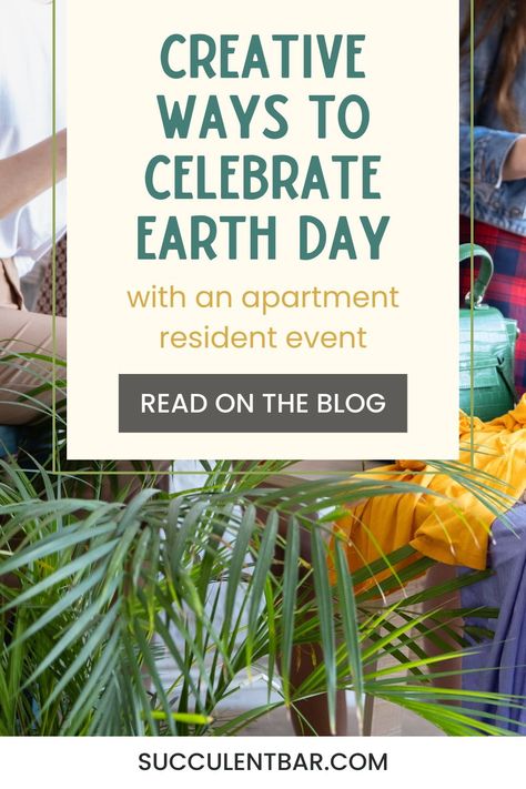 Are you looking for resident event ideas for April and feeling uninspired? Look no further! This is your essential guide to creative Earth Day resident event ideas. In this blog, we’ve compiled a variety of innovative Earth Day activities perfect for apartment communities and residential areas. Discover how you can transform Earth Day into a memorable community event. Earth Day Resident Events, Earth Day Event Ideas, Resident Event Ideas, Succulent Workshop, Work Event Ideas, Environmental Activities, Feeling Uninspired, Resident Events, College Event