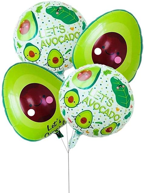 Amazon.com: BinaryABC Avocado Foil Balloons Fruit Balloon,Avocado Decorations,Hawaiian Luau Party Balloons 4Pcs(2 Different Styles): Health & Personal Care Avocado Party, Tulle Balloons, Birthday Proposal, Helium Balloons Birthday, Jelly Purse, Hawaiian Luau Party, Hawaiian Birthday, Halloween Makeup Scary, Cute Avocado