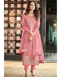 Pink Suits Women, Pink Suits, Designer Salwar Kameez, Dress Salwar Kameez, Pink Trousers, Pink Suit, Suit Pant, Salwar Kameez Designs, Work Tops