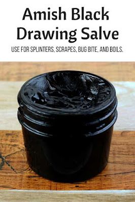 How to make an Amish black drawing salve recipe. Use this recipe for boils, for splinters, for boils, acne, cyst, and minor skin conditions. Make a natural recipe DIY black salve with charcoal and bentonite clay to draw toxins from the skin. This home made drawing salve has many uses. It's a must for the home first aid kit! Homemade drawing salve recipe. #drawingsalve #recipe #diy Black Drawing Salve, Drawing Salve, Salve Recipes, Black Drawing, Natural Healing Remedies, Diy Remedies, Pose Yoga, Natural Therapy, Homemade Remedies