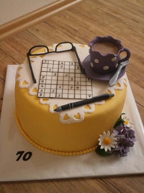 Sudoku Cake, 25th Anniversary, Cake, Quick Saves