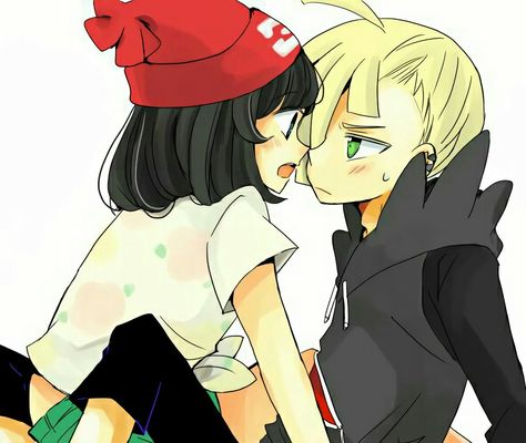 Pokemon Gladion X Moon, Gladion X Moon, Gladion Pokemon, Straight Ships, Pokémon Ships, Pokémon Characters, Pokemon Couples, Ash And Misty, Pokemon Mew