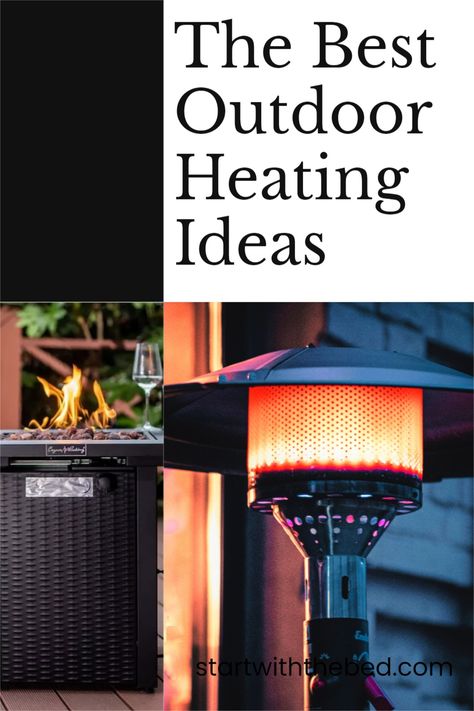 Stay warm with these outdoor heating ideas all year long really. Be it for a small event of a wedding, these heating ideas are perfect. Heat Lamps Outdoor, Outdoor Heating Ideas Deck, Outdoor Heater Ideas, Porch Heater Ideas, Patio Heaters Outdoor Ideas, Outdoor Heating Ideas, Porch Heater, Outdoor Organization, Outside Dogs