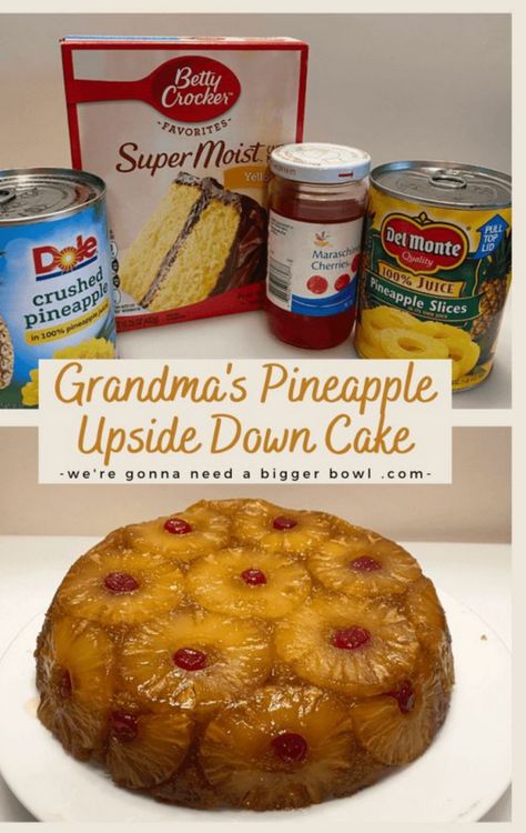 Pineapple Upside Down Bundt Cake Recipe, Coquille St Jacques, Cake Mix Ingredients, Pineapple Upside, Pineapple Upside Down Cake, Pineapple Upside Down, Pineapple Cake, Bundt Cakes Recipes, Food Nutrition