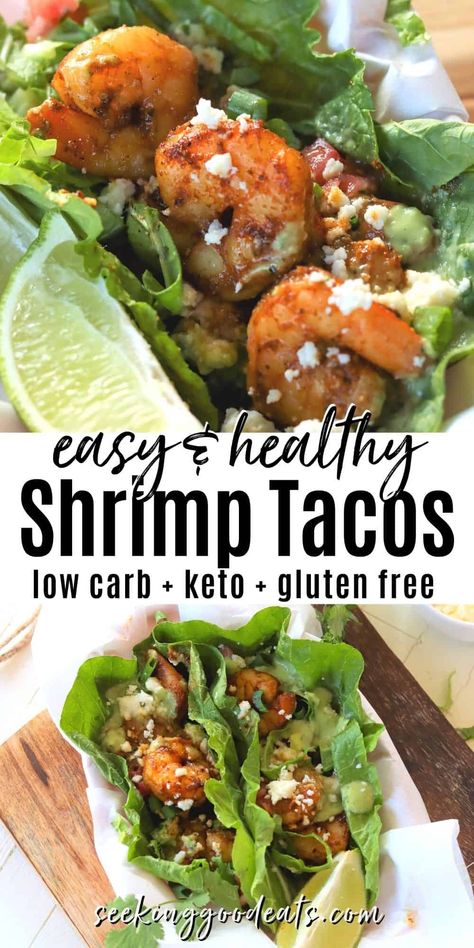 Healthy Mexican Recipes Low Carb, Keto Recipe With Shrimp, Keto Recipes Mexican, Keto Dinner Shrimp, Shrimp Keto Meals, Healthy Shrimp Tacos Recipes, Low Carb Meals With Shrimp, Keto Mexican Food Recipes, Shrimp Simple Recipes