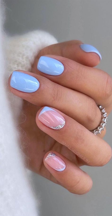 Short Acrylic Nails Bridesmaid, Plain Gel Nail Ideas, Ballerina Short Nails Designs Ideas, Shellac Nail Designs Summer, Short Shellac Nail Ideas, Extra Short French Nails, Classy Summer Gel Nails, Shellac Nail Designs Short, Short Nail Inspiration Simple