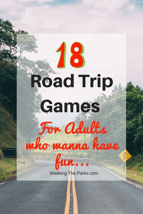 Head out with these great road trip games for adults! Some of these adult games for road trips are just for giggles, some will draw your closer and some will challenge your mind. Check em out here! #WalkingTheParks #RoadTripGames #CarGames 45-2 Car Games For Adults Road Trips, Road Games For Adults, Road Trip Bingo Adults, Bus Trip Games For Adults, Car Ride Games For Adults, Car Ride Activities For Adults, Bus Games For Adults, Adult Road Trip Games, Couples Road Trip Games