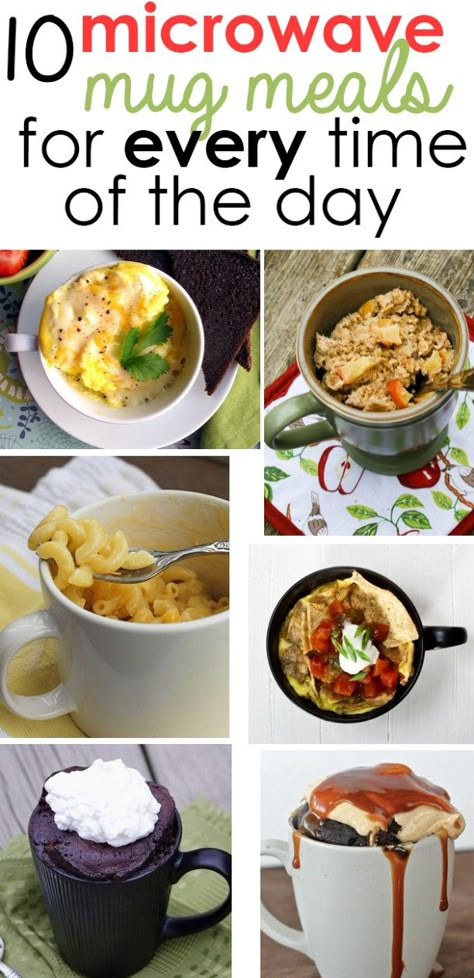 10 Microwave Mug Meal Recipes Microwaveable Meals, Food In A Mug, Meals In A Mug, Ceramic Egg Cooker, Microwave Mug Recipes, Mug Food, Mug Meals, Microwave Meals, Microwave Mug