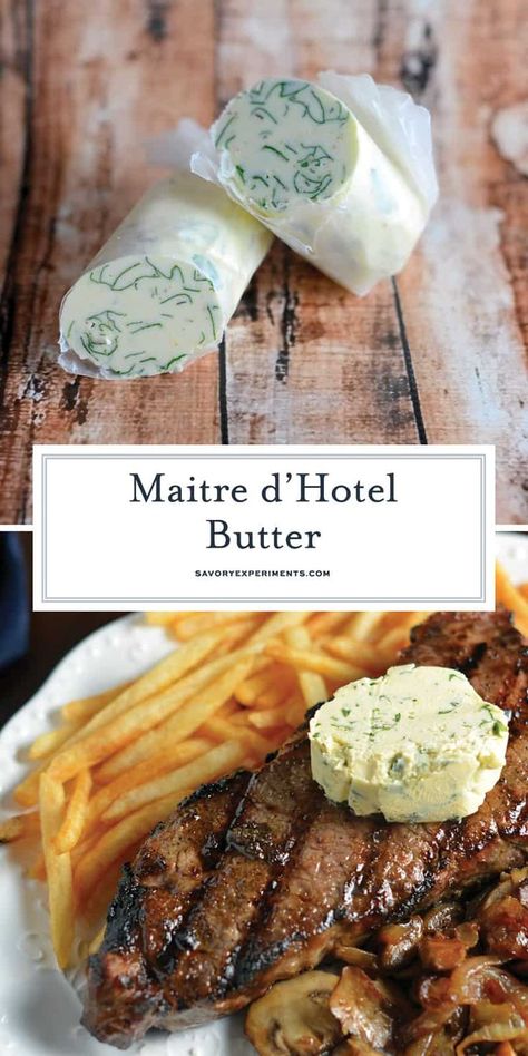 Casino Butter Recipe, Les Pres Sales Butter, Compound Butter For Bread, Maitre D Butter, Compound Butter Recipes, Flavored Butter Recipes, Butter Recipes Homemade, Flavored Butters, Compound Butter Recipe