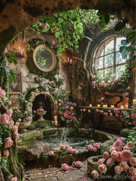 Fairycore Room, Fairytale House, Fantasy Rooms, Fairytale Cottage, Dream Life House, Alt Girls, Decorative Ideas, Fantasy Homes, Dream House Rooms