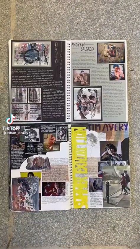 Things To Draw On Sketchbook Cover, A Level Art Layout, Gcse Page Layout, School Folders Aesthetic, A Level Art Sketchbook Layout Ideas, Gcse Sketchbook Ideas, Alevel Art Sketchbook Inspiration, Alevel Sketchbook Art, Gsce Sketchbook