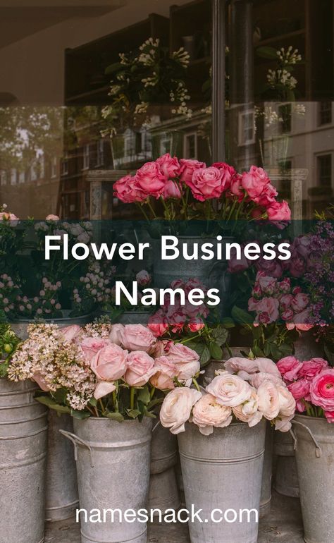 Flower Shop Interior Design Ideas, Flower Store Name Ideas, Names For Flower Shops, Flower Arrangement Business, Flower Brand Name Ideas, Cute Flower Shop Names, Starting A Flower Business, Florist Business Name Ideas, Floral Shop Names Ideas