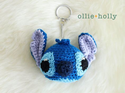 Free Lilo and Stitch Amigurumi Crochet Keychain Pattern Finished Lilo And Stitch Amigurumi, Stitch Amigurumi, Lilo En Stitch, Disney Crochet Patterns, Keychain Pattern, Crochet Disney, Lilo Et Stitch, Crochet Keychain Pattern, Crochet Animals Free Patterns