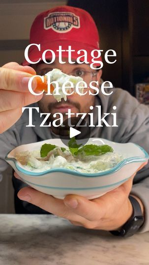 Cottage Cheese Dips, Cottage Cheese Recipes, Marinade Sauce, More Protein, Low Cal Recipes, Tzatziki Sauce, Yummy Dips, Bettering Myself, Low Calorie Recipes