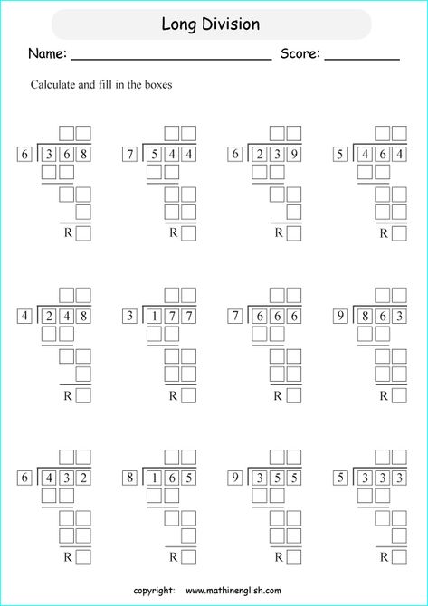 printable primary math worksheet Grade 6 Math Worksheets Division, Grade 5 Division Worksheets, Division Grade 5 Math Worksheets, Long Division Worksheets Grade 5, Two Digit Division, Long Division Steps Printable, Long Division Worksheets 4th Grade, Class 5 Maths Worksheets, Division Worksheets Grade 3