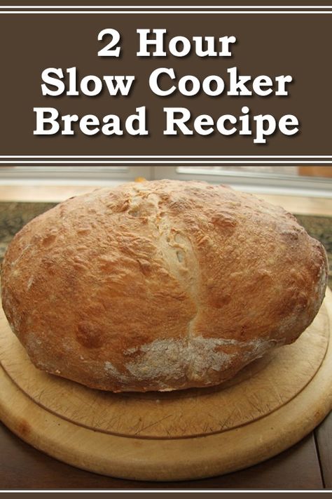 2 Hour Slow Cooker Bread Recipe - the easiest way to make bread in your slow cooker... #bread #breadrecipes #slowcooker #crockpot #crockpotrecipes #breadmaking #homestead #homesteading Slow Cook Bread, Slow Cooker Quick Breads, Bread Crockpot Recipes, Homemade Bread Crockpot Easy Recipes, Easy Slow Cooker Bread Recipes, Slow Cooker Breads, Slow Cooker Bread Easy, Bread In A Crockpot, Bread In Crockpot Recipe