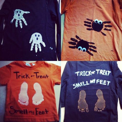 Diy Halloween shirts for kids   :) They all turned out perfect! So cute! So easy! & the kids love em! Diy Halloween Shirts For Kids Paint, Diy Halloween Shirts For Kids, Halloween Shirts Diy, Halloween Tshirt Diy, Halloween Shirts For Kids, Halloween Shirts For Toddlers, Diy Halloween Shirts, Toddler Halloween Shirts, Pumpkin Tshirt