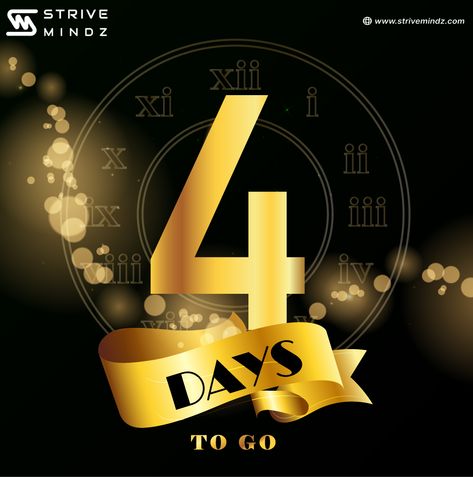 4 Days To Go! 4 Days To Go Countdown Birthday, 4days To Go Countdown, 4 Days To Go Countdown, October Countdown, Days To Go Countdown, Geseënde Sondag, Summer Transformation, Countdown Quotes, Best Photography Logo