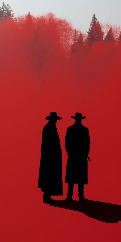 A moody and atmospheric image of two cowboys standing side-by-side in the fog. The fog obscures their faces and bodies, creating a sense of mystery and intrigue. The image is perfect for fans of Westerns, cowboys, and moody photography. #cowboys #western #fog #photography #art #nature #landscape #mobilewallpaper #wallpaper Galactic Cowboy, Modern Cowboy Aesthetic, Cowboy Pfp, Cowboy Sitting, Electric Cowboy, Two Cowboys, Cowboys Western, Winter Cowboy, Cowboy Wallpaper