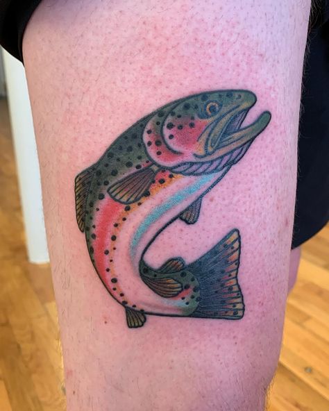 Rainbow Trout Tattoo, traditional rainbow trout tattoo, small rainbow trout tattoo, rainbow trout tattoo pictures, rainbow trout tattoo charater, rainbow trout tattoo drawing ideas, black and white rainbow trout tattoo, rainbow trout tattoo designs, rainbow trout tattoo black and white, leaping rainbow trout tattoo, rainbow trout tattoo traditional, rainbow trout tattoo character, rainbow trout tattoo meaning, simple rainbow trout tattoo, rainbow trout tattoo design, rainbow trout tattoo on side Fishing Tattoos For Guys, Trout Tattoo Design, Traditional Trout Tattoo, Rainbow Trout Tattoo, Bass Fishing Tattoo, Trout Tattoo, Fly Fishing Tattoo, Tattoo Fly, Fishing Tattoo