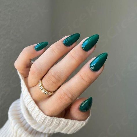 $9.99 $20.00 Brown Nail Ideas, Emerald Nails, Brown Nail, Dark Emerald Green, Green Acrylic Nails, Color For Nails, Dark Nails, Nagel Inspo, Brown Nails