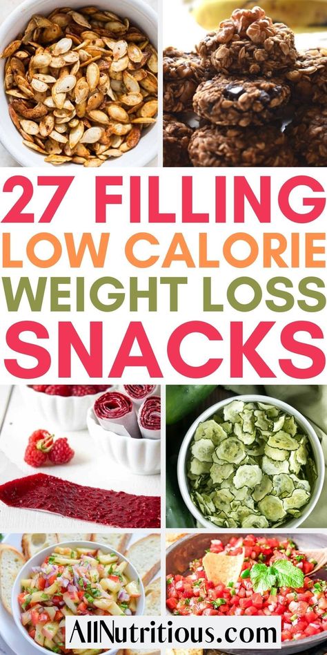 Enjoying more nutritious foods on your weight loss diet can be much easier when you make these healthy low calorie snacks. These wonderful weight loss foods are easy to make for your low calorie diet to help you stay full longer! Good Calorie Foods, Healthy Low Carb Low Calorie Snacks, Healthy Low Calorie Snacks On The Go, Extreme Low Calorie Diet, 60 Calorie Snacks, Low Caloric Density Snack, No Cook Low Calorie Meals, Foods To Stay Full Longer, Low Calorie Snacks Salty