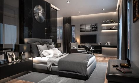 Champagne Bedroom Ideas, Luxury Black Bedroom, Black Modern Bedroom, Champagne Bedroom, Luxury Champagne, Modern Luxury Bedroom, Bedroom Images, Modern Bedroom Decor, White Bedroom