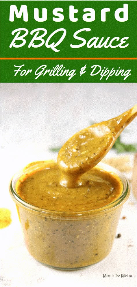 Yellow Bbq Sauce, Mustard Garlic Sauce, Mustard Barbecue Sauce Recipe, Grilled Chicken Dipping Sauce, Dipping Sauce For Grilled Chicken, Mustard Marinade For Pork, Pork Dipping Sauce, Sauce Recipes For Pork, Chicken Mustard Sauce