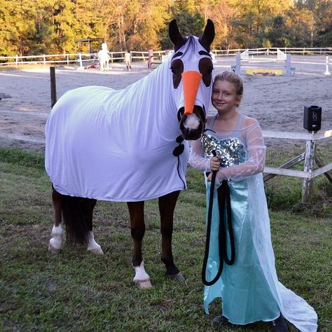 Frozen Horse Costume, Halloween Horse Costumes, Halloween Costumes For Horses, Costumes For Horses, Horse Halloween Ideas, Cow Costumes, Horse Fancy Dress, Ideas Disfraz, Horse Halloween Costumes