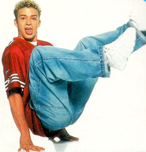 Justin Timberlake 90s Fashion, Nsync 90s Outfit, Justin Timberlake 2000s Outfits, Justin Timberlake 90s Aesthetic, Justin Timberlake 90s, Y2k Justin Timberlake, Nsync 90s, Vintage Outfits Boys, My Love Justin Timberlake