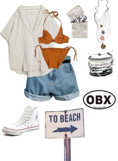 Pogue Life Outfits, Outer Banks Outfits, Surfergirl Style, For The Plot, Beachy Outfits, Preppy Summer Outfits, Diy Vetement, Outfit Inspo Summer, Trendy Summer Outfits