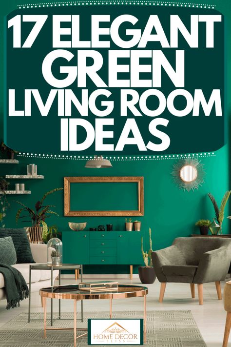 17 Elegant Emerald Green Living Room Ideas - Home Decor Bliss Emerald Green Living Room Ideas, Emerald Green Rooms, Green Living Room Color Scheme, Emerald Green Living Room, Emerald Green Sofa, Emerald Green Decor, Green Living Room Ideas, Living Room Plants Decor, Green Sofa Living