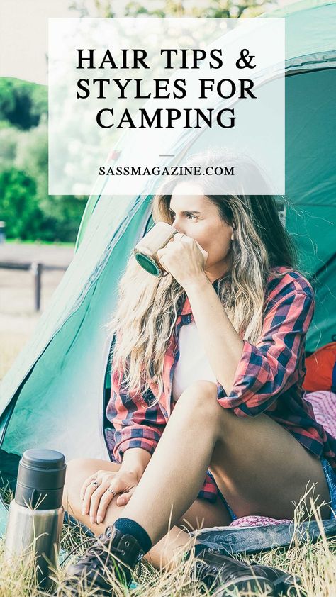 Camping Hairstyles For Short Hair, Camping Hairstyles, Camping Style Clothes, Hiking Hair, Outdoorsy Aesthetic, Camping Hair, Hiking Hairstyles, Travel Hairstyles, Camper Life