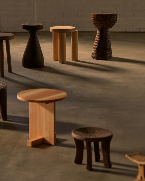 Timber Stool, Milking Stool, Sense Of Life, Timber Structure, Timber Furniture, The Local Project, Local Furniture, Side Table Design, Furniture Side Tables