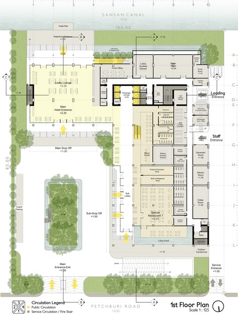 School Building Plans, Chulalongkorn University, Office Building Plans, محطة وقود, School Floor Plan, Architectural Thesis, Modern Home Designs, Luxury City, Faculty Of Architecture