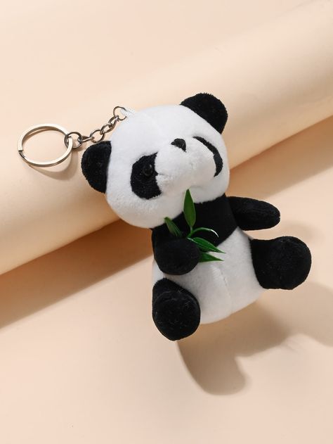 Multicolor  Collar  Zinc Alloy   Embellished   Women Accessories Panda Charm, Charm Keychain, Key Chain, Zinc Alloy, Keychains, Snoopy, Novelty Christmas, Women Accessories, Key