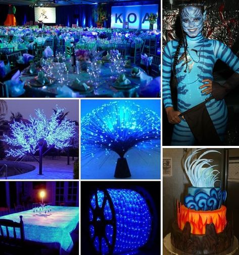 Avatar Decorations, Unique Prom Themes, Enchanted Wonderland, Avatar Party, Avatar Birthday, Prom Committee, Futuristic Party, Avatar Halloween, Avatar Theme