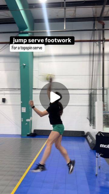 Alison Furno on Instagram: "Jump serve footwork for a topspin serve ✨   For beginner volleyball players who already have their standing topspin serve down consistently, a 3-step jump topspin serve is a great next step to build your skill!   📚 Save this post for later, and practice the footwork at home!   Here’s the exact footwork steps to a volleyball topspin serve ⬇️   ➡️ For volleyball players who are right handed:   ✳️ Left, toss, right, left  ➡️ For volleyball players who are left handed:  ✳️ Right, toss, right, left   ✅ after you toss, bring your arms all the way back ✅ as you contact the ball snap your wrist at the top  Let’s goooo, questions?⬇️  #volleyball #volleyballplayer #volleyballworld #topspin #volleyballcoach #volleyballseason #volleyballserve #jumpserve #volleyballcamp #vo Beginner Volleyball, Jump Serve, Volleyball Serve, Volleyball Camp, Volleyball Drills, Coaching Volleyball, The Way Back, Volleyball Players, Next Step