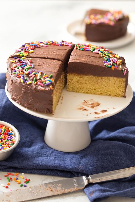 Small 6 Inch Yellow Cake For Two - Homemade In The Kitchen Six Inch Bundt Cake Recipes, Yellow Cake For Two, Small Batch Yellow Cake, Mini Yellow Cake, Mini Cake Recipe For Two, 6inch Cake Recipe, 6 Inch Yellow Cake Recipe, Six Inch Cakes, Small Batch Cake Recipes