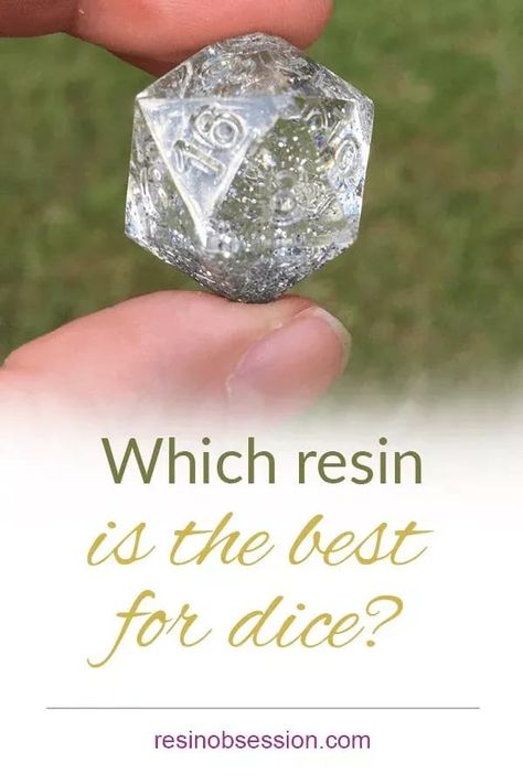 Get the details on choosing the best resin for your dice molds. Tips from a pro artist with 15 years of resin experience. Fairy Resin Crafts, How To Make Dnd Dice, How To Make Resin Dice, Resin Dice Making, Resin Dnd Dice Diy, Resin Dice Tutorial, Dnd Craft Ideas, Resin Dice Ideas, How To Make Dice